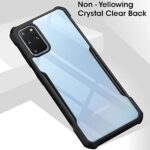 Shock Proof Clear Protective Back Case for Infinix Zero 8 | Zero 8i - AirEDGE Technology | 360 Degree Camera Protection | Transparent Hybrid Back Case Mobile Cover - Black - Image 4