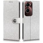 Shock Proof Flip Cover Back Case for Iqoo Z9 Lite | Magnetic Wallet Leather Case with Stand