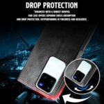 Shock Proof Flip Cover Back Case for Vivo V30 Pro | Magnetic Wallet Leather Case with Stand - Image 8