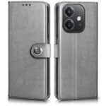 Shock Proof Flip Cover Back Case for Oppo A3X 5G | Magnetic Wallet Leather Case with Stand