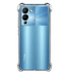 Crystal Clear Transparent Back Case Cover for Infinix Note 12 Turbo | Full Device & Camera Protection Shockproof TPU Silicone Back Cover Case Transparent - Image 3