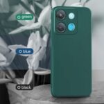 Slim Ultra Soft Rubberised Back Cover for Infinix Smart 7 | Inner Velvet Fabric Lining | Matte Silicone Flexible Camera Protection Back Case - Green - Image 3