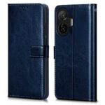 Shock Proof Flip Cover Back Case for Poco F7 5G | Magnetic Wallet Leather Case with Stand