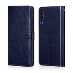 Shock Proof Flip Cover Back Case for Xiaomi Mi A3 | Magnetic Wallet Leather Case with Stand