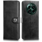 Shock Proof Flip Cover Back Case for Realme Narzo 70 | Magnetic Wallet Leather Case with Stand