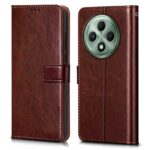 Shock Proof Flip Cover Back Case for Oppo F27 5G | Magnetic Wallet Leather Case with Stand