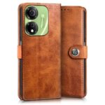 Shock Proof Flip Cover Back Case for Itel P55 5G | Magnetic Wallet Leather Case with Stand - Image 5