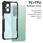 Shock Proof Clear Back Case Mobile Cover for Xiaomi Redmi 11 Prime 4G (Hard | Hybrid PC + TPU | Full Armour Device & Camera Protection | Black) - Image 4
