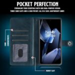 Shock Proof Flip Cover Back Case for 1+ Oneplus 13 5G | Magnetic Wallet Leather Case with Stand - Image 7