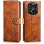 Shock Proof Flip Cover Back Case for Redmi Note 14 Pro 5G | Magnetic Wallet Leather Case with Stand