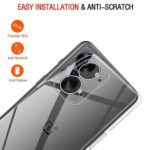 kelpuj Crystal Clear Transparent Back Case for Compatible with OnePlus Nord 2T 5G | Shockproof TPU Silicone Cover | Full Body & Camera Protection Transparent - Image 7