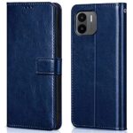 Shock Proof Flip Cover Back Case for Redmi A1 | Magnetic Wallet Leather Case with Stand