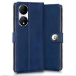 Shock Proof Flip Cover Back Case for Vivo Y100 5G | Magnetic Wallet Leather Case with Stand - Image 2