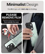 kelpuj Shock Proof Clear Protective Back Case for 1+ OnePlus Nord 3 5G - AirEDGE Technology | 360 Degree Camera Protection | Transparent Hybrid Back Case Mobile Cover - Black - Image 7