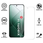 Unbreakable Nano Film Glass Screen Protector for Xiaomi 14 [ Flexible Like a Screen Guard, Harder Than a Tempered Glass ]  Pack of 2 Clear - Image 3