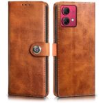 Shock Proof Flip Cover Back Case for Motorola Moto G84 5G | Magnetic Wallet Leather Case with Stand