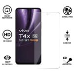 Unbreakable Nano Film Glass Screen Protector for Vivo T4X 5G | IQOO Z10X 5G [ Flexible Like a Screen Guard, Harder Than a Tempered Glass ]  Pack of 2 Transparent - Image 4
