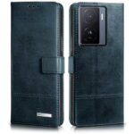 Shock Proof Flip Cover Back Case for Iqoo Z7 5G | Magnetic Wallet Leather Case with Stand