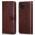 Shock Proof Flip Cover Back Case for Samsung Galaxy Note 10 Lite | Magnetic Wallet Leather Case with Stand