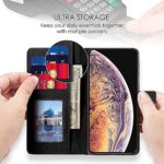 Shock Proof Flip Cover Back Case for Apple Iphone Xs Max | Magnetic Wallet Leather Case with Stand - Image 7