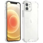 Ultra-Hybrid Clear Back Case Cover Designed for iPhone 12 | Sleek Hard Back | Cushion Edge Technology Shockproof Drop & Camera Protection Bump Transparent - Image 2