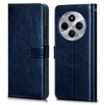 Shock Proof Flip Cover Back Case for Redmi A4 5G | Magnetic Wallet Leather Case with Stand