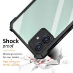 Shock Proof Clear Back Case Mobile Cover for Samsung Galaxy M04 | F04 | A04e (Hard | Hybrid PC + TPU | Full Armour Device & Camera Protection | Black) - Image 2