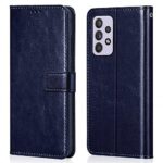 Shock Proof Flip Cover Back Case for Samsung Galaxy A52 | Magnetic Wallet Leather Case with Stand