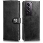 Shock Proof Flip Cover Back Case for Oppo Reno 12 Pro 5G | Magnetic Wallet Leather Case with Stand