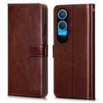 Shock Proof Flip Cover Back Case for 1+ Oneplus Nord Ce 4 Lite 5G | Magnetic Wallet Leather Case with Stand