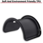 Soft 360 Degree All Sides Protection with Anti Dust Plugs Shockproof Slim Silicone Back Case Cover for Xiaomi Redmi Note 10 | Note 10s - Pitch Black - Image 4