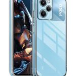 Ultra-Hybrid Crystal Clear Back Case Cover for Poco X5 Pro 5G | Hard Back | Slim Fit Shockproof Design | Camera Protection Bump | Back Cover Case (PC,TPU | Transparent)