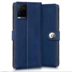 Shock Proof Flip Cover Back Case for Vivo Y21 | Magnetic Wallet Leather Case with Stand - Image 2
