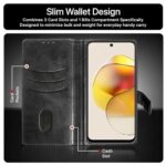 Shock Proof Flip Cover Back Case for Motorola Moto G54 5G | Magnetic Wallet Leather Case with Stand - Image 7