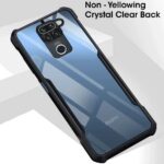 Shock Proof Clear Back Case Mobile Cover for XIAOMI MI REDMI Note 9 (Hard | Hybrid PC + TPU | Full Armour Device & Camera Protection | Black) - Image 4