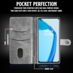 Shock Proof Flip Cover Back Case for 1+ Oneplus 9 5G | Magnetic Wallet Leather Case with Stand - Image 7