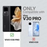 Shock Proof Flip Cover Back Case for Vivo V30 Pro | Magnetic Wallet Leather Case with Stand - Image 2