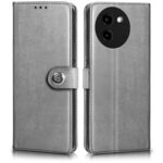 Shock Proof Flip Cover Back Case for Vivo T3X 5G | Magnetic Wallet Leather Case with Stand