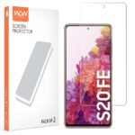 Unbreakable Nano Film Glass Screen Protector for Samsung Galaxy S20 FE 5G [ Flexible Like a Screen Guard ]  Pack of 2 Clear - Image 3