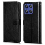 Shock Proof Flip Cover Back Case for Motorola Moto Edge 60 Stylus 5G | Magnetic Wallet Leather Case with Stand