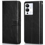 Shock Proof Flip Cover Back Case for Infinix Note 12 5G | Magnetic Wallet Leather Case with Stand