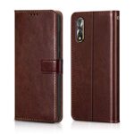 Shock Proof Flip Cover Back Case for Vivo S1 | Magnetic Wallet Leather Case with Stand