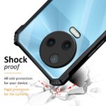 Shock Proof Clear Back Cover Case Mobile Cover for Infinix Note 12 Pro (Hard | Hybrid PC + TPU | Full Armour Device & Camera Protection | Black) - Image 3