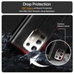 Shock Proof Flip Cover Back Case for Infinix Note 50X 5G | Magnetic Wallet Leather Case with Stand - Image 7