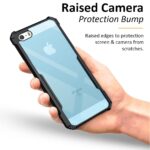 Shock Proof Clear Back Cover Case Mobile Cover for Apple iPhone 5S | 5 | 5 SE (Hard | Hybrid PC + TPU | Full Armour Device & Camera Protection | Black) - Image 5