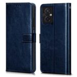 Shock Proof Flip Cover Back Case for Xiaomi Poco M5 | Magnetic Wallet Leather Case with Stand