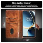 Shock Proof Flip Cover Back Case for 1+ Oneplus Nord Ce 3 Lite 5G | Magnetic Wallet Leather Case with Stand - Image 5