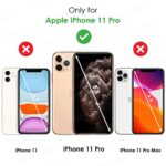 Soft Silicone All Sides Protection 360 Degree with Anti Dust Plugs Shockproof Slim Back Case Cover for Apple iPhone 11 Pro (5.8 inch Screen) - Navy Blue - Image 2