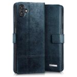 Shock Proof Flip Cover Back Case for Samsung Galaxy M13 5G | Magnetic Wallet Leather Case with Stand - Image 3