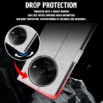 Shock Proof Flip Cover Back Case for Mi Redmi A3 | Magnetic Wallet Leather Case with Stand - Image 8